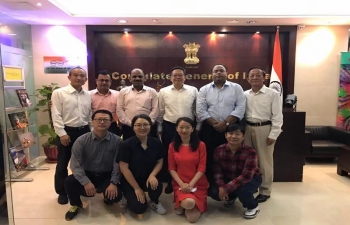 CG interacted with a delegation from Yunnan Academy of Social Sciences at the Consulate on 30th July, 2019.